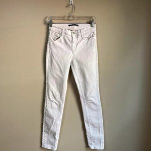 size 27 white jeans